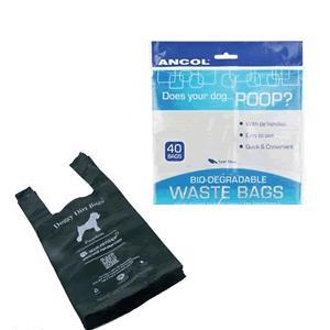 bio-degradable waste bags 40pc