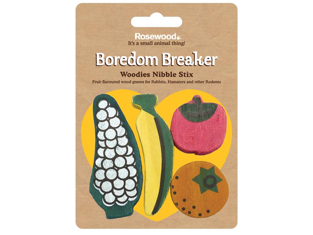boredom breaker 4pk fruit shape nibble