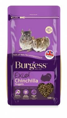 burgess excel chinchilla nuggets 1.5kg