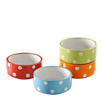 brights polka dot bowl 8x4cm