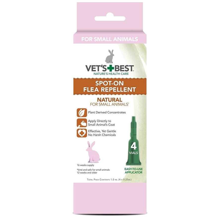 vets best natural spot on flea repellent