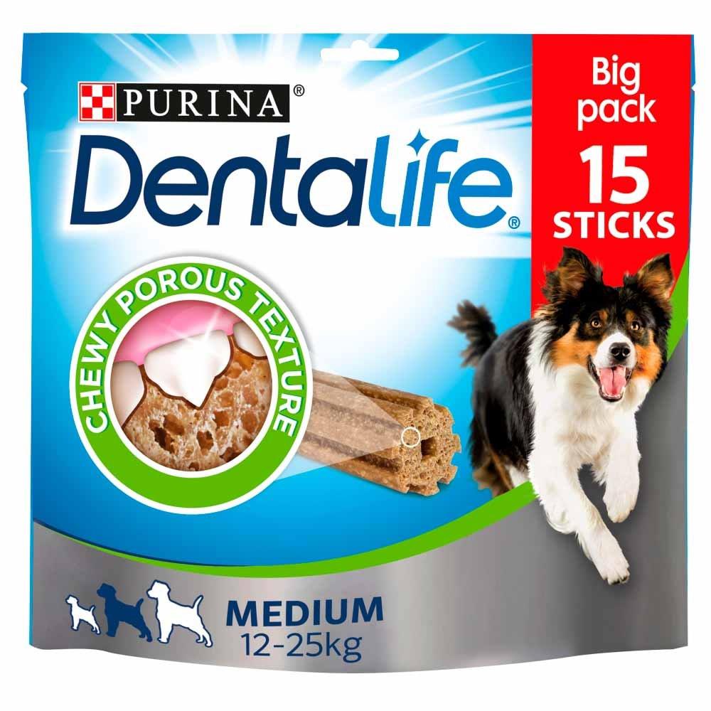 Purina Dentalife Daily Oral Care Chicken Chew Adult Medium 12-25kg 15 Pack 345g