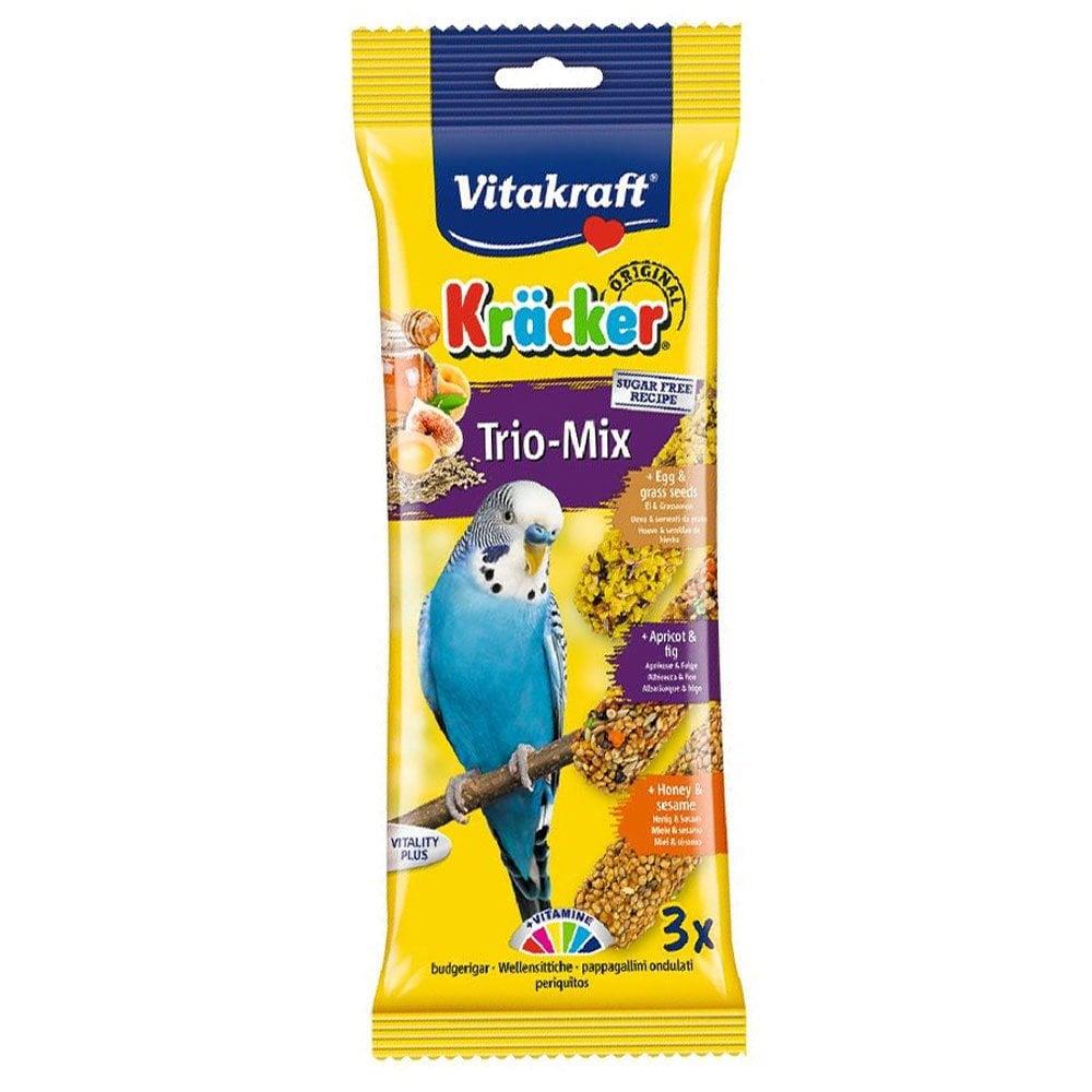 Vitakraft Budgie Kräcker® Honey/egg/fruit Sticks 3 Pack