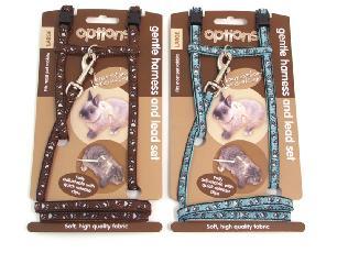 Harness & Lead Set Paw Print Large