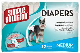 Simple Solution Dog Disposable Diapers