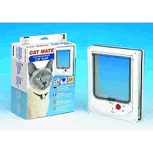 Electromagnetic Cat Flap - White