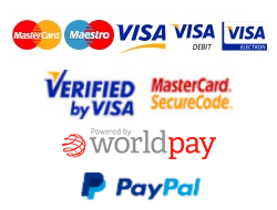 Secure Payments by Paypal and Sagepay
